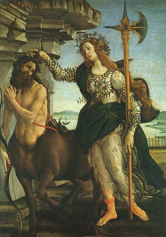 Sandro Botticelli Pallas and the Centaur China oil painting art